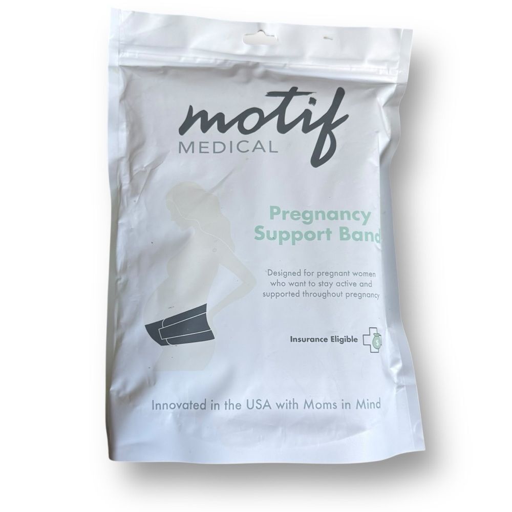 Motif Medical, Pregnancy Support Band, Abdomen White - Large NWT IN PKG